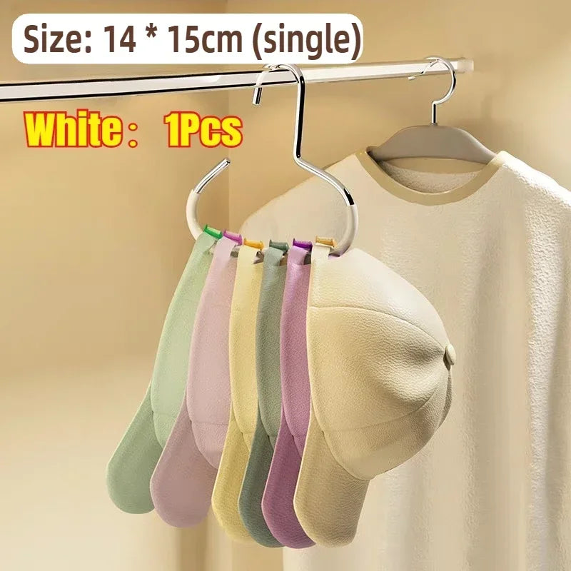 5pcsVersatile Manganese Steel Round Hook - Perfect for Hats, Ties, Scarves & Bags, Strong Load-Bearing, Non-Deformable