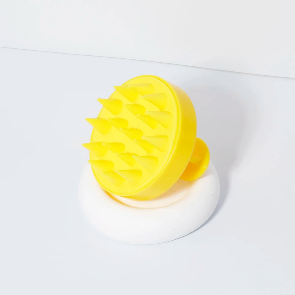 Silicone Shampoo Scalp Hair Massager Head Body Scalp Massage Brush Scalp Massage Brush Comb Magic Handle Brush Spa Massage Brush