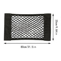 Car Trunk Storage Bag Nylon Mesh Nets Auto Back Rear Trunk Organizer Elastic String Luggage Net Holder Pocket Vehicle supplies