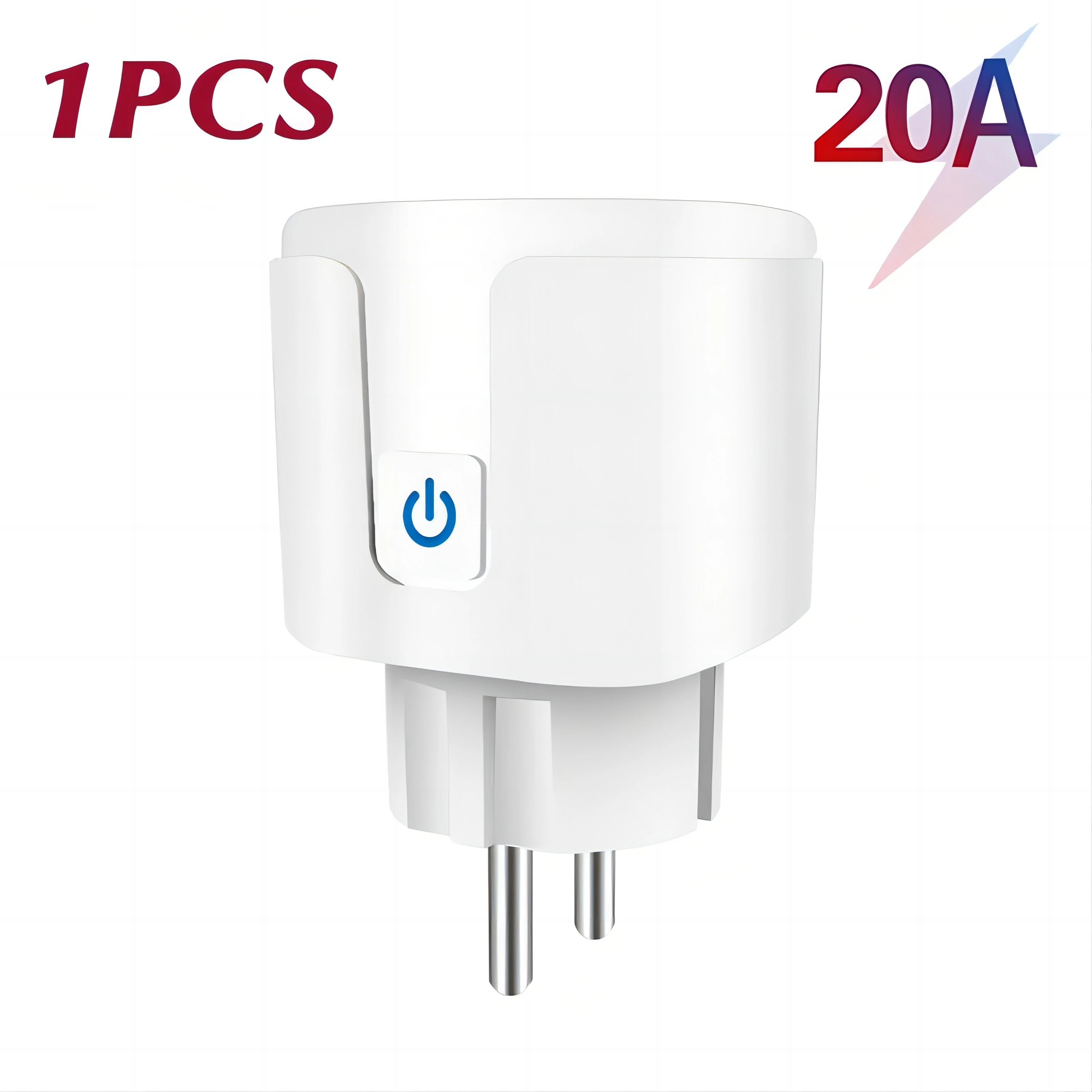 Tuya Smart Socket Outlet EU Plug 16A/20A With Power Monitor Timing Voice Control Wifi Smart Plug Works With Alexa Google Home