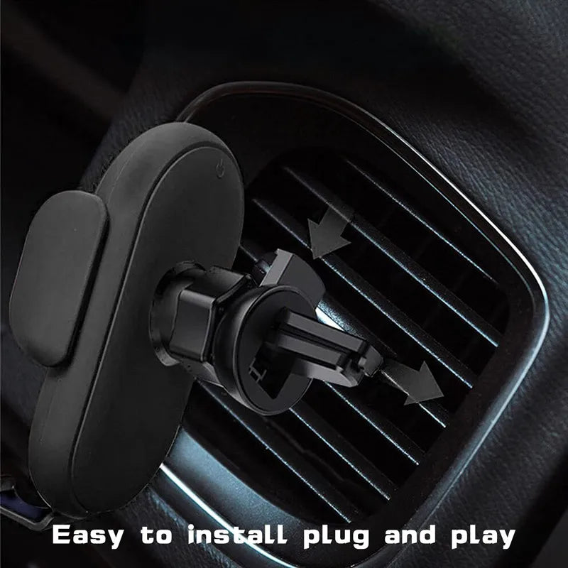 Car Wireless Charger for iPhone 17 16 15 14 13 12 11 XR Samsung S23 S22 Xiaomi Fast Charging Infrared Sensor Phone Holder Mount