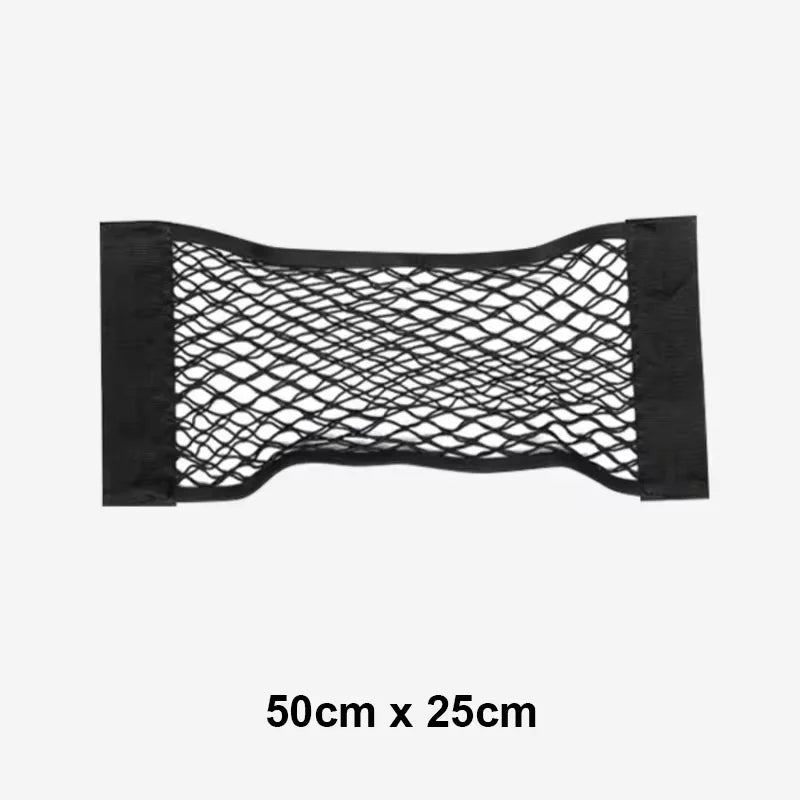 Car Trunk Storage Bag Nylon Mesh Nets Auto Back Rear Trunk Organizer Elastic String Luggage Net Holder Pocket Vehicle supplies